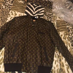 Vintage Louis Vuitton leather jacket Authentic!